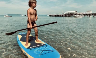 Stand up paddle board in Sorrento